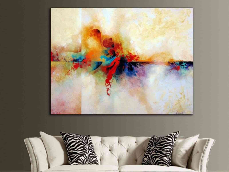 Yeni Stil Sanat Kanvas Tablo 50x70 cm Azalan Hisler - Yağlı Boya Efektli & Simli Kanvas Tablo